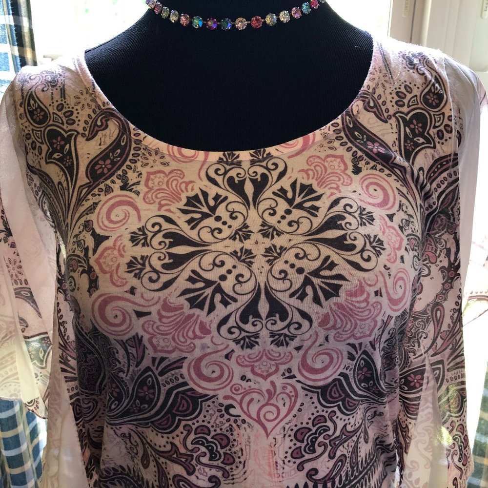 Boho Flowing Light Weight Blouse